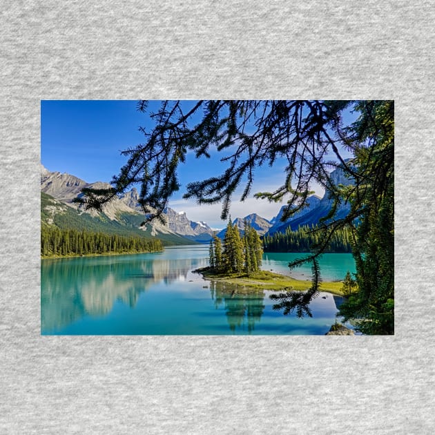 Jasper National Park Spirit Island Maligne Lake Alberta Canada by WayneOxfordPh